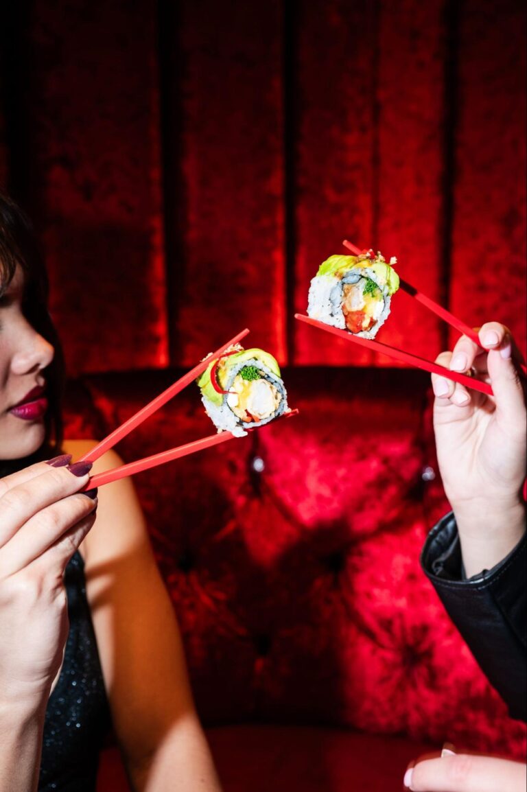 Sushi rolls available at ZuZu in Detroit.